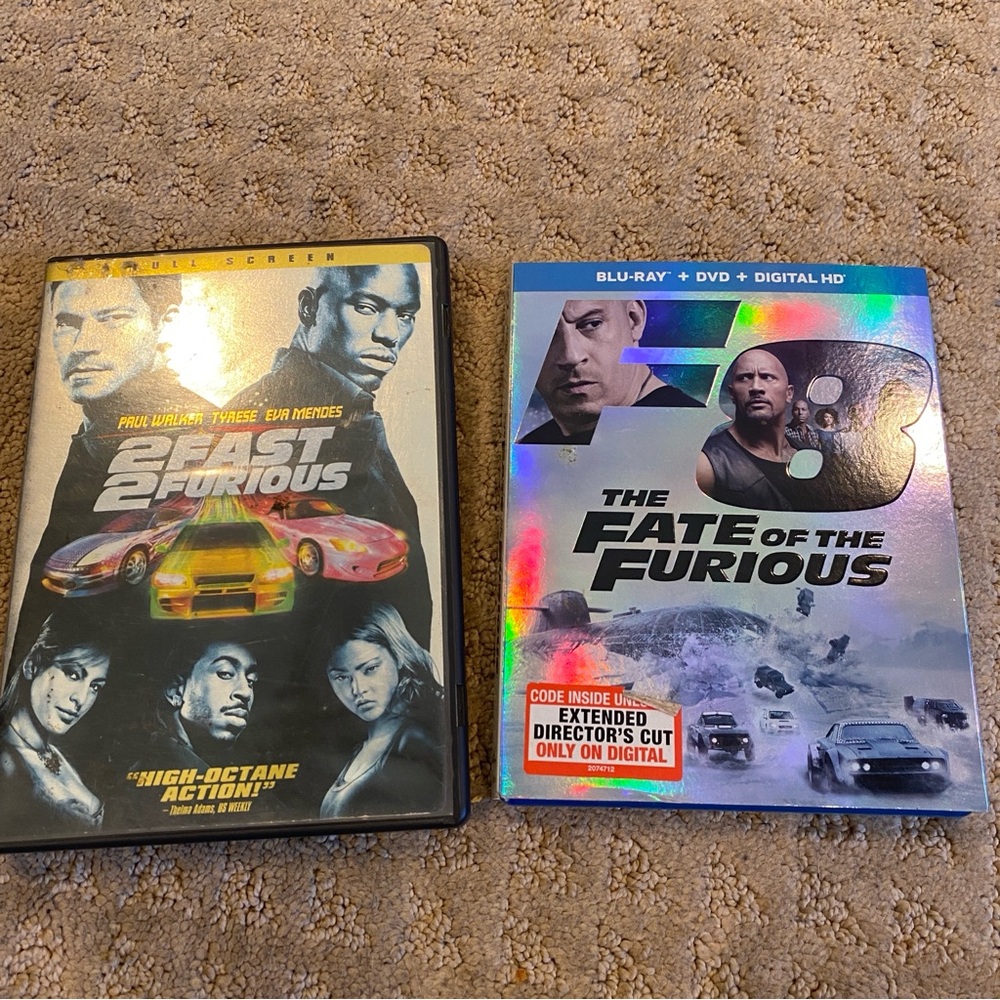 DVD, Fast & Furious Movie Bundle